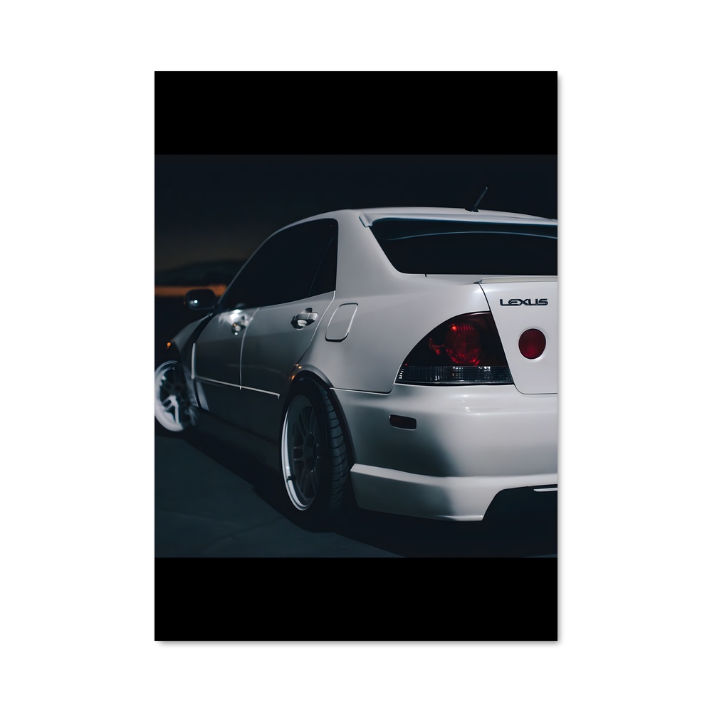 Poster Voiture Nocturne